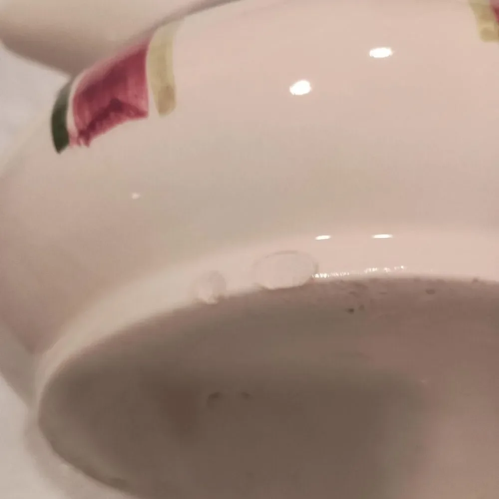 Puriton Pottery Red and Cream Dinnerware